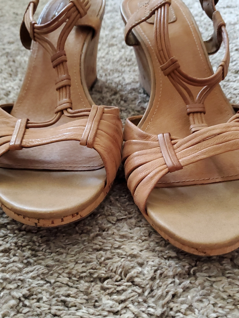 Strappy Wedge Heels - Picture 4 of 8